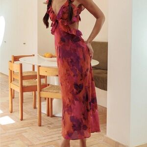 Selfie Leslie Red Maxi Dress